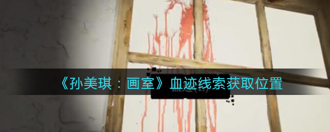 《孙美琪疑案：画室》五级线索——血迹