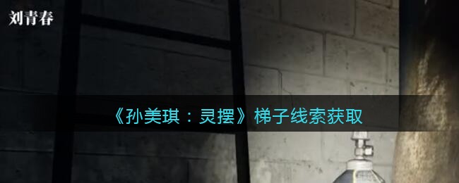 《孙美琪疑案：灵摆》五级线索——梯子