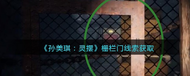 《孙美琪疑案：灵摆》五级线索——栅栏门