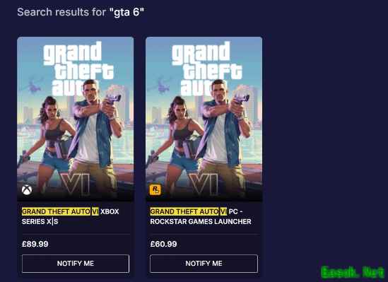 GTA6疑似提前上架引热议，XBOX版标价89.99英镑或为系统误操作