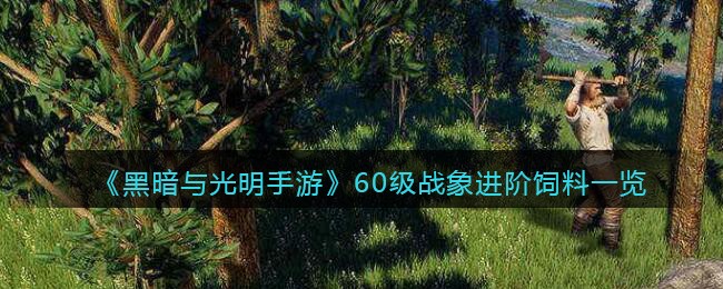 《黑暗与光明手游》60级战象进阶饲料一览