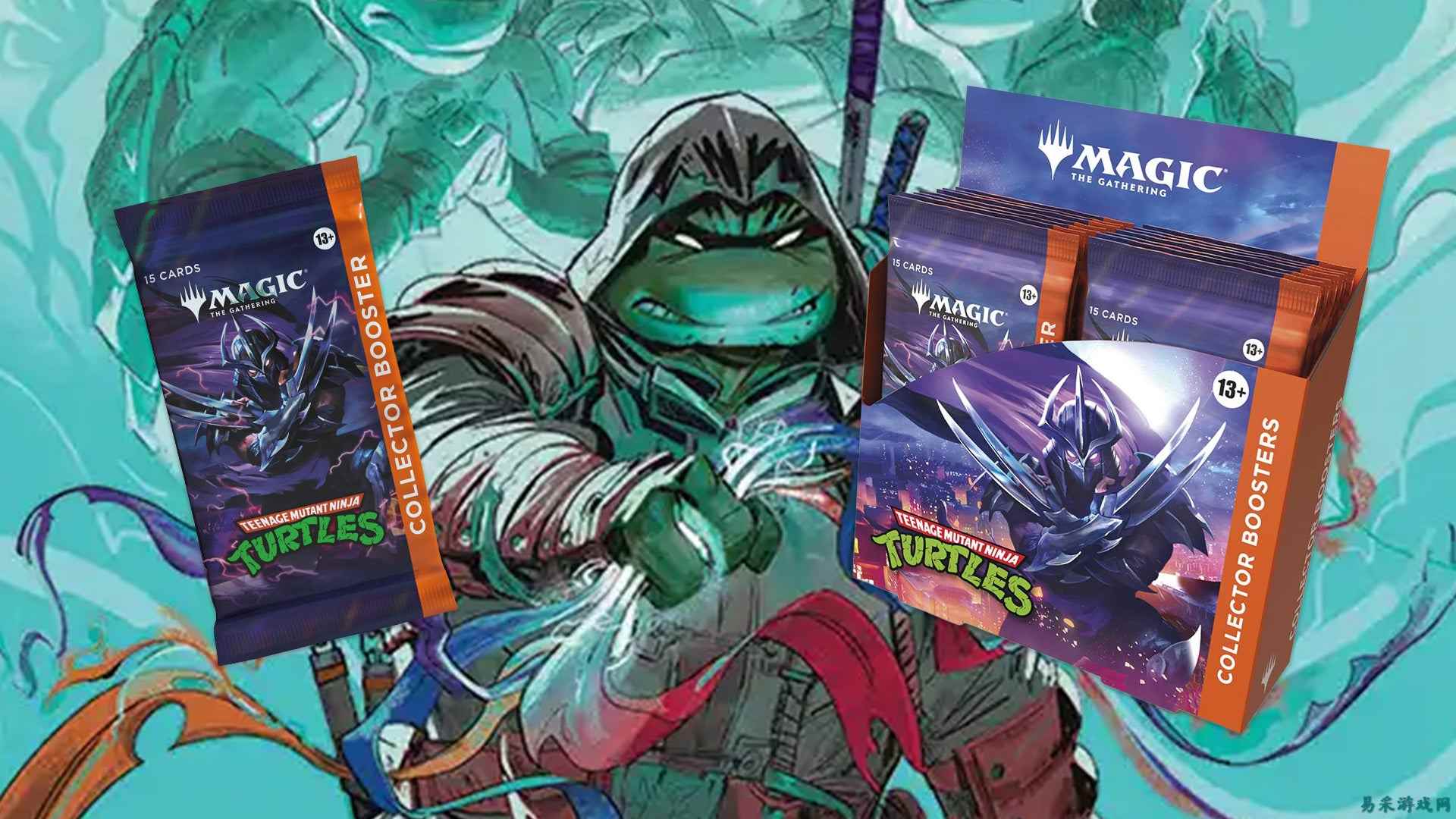 《万智牌》忍者神龟联动系列将于下周发售，亚马逊现已开启聚珍补充包大幅折扣优惠