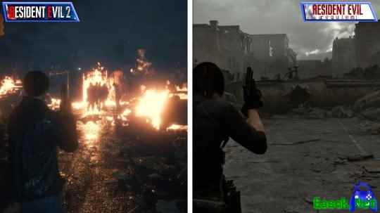 《生化危机2Re》&《生化危机9》  画面对比