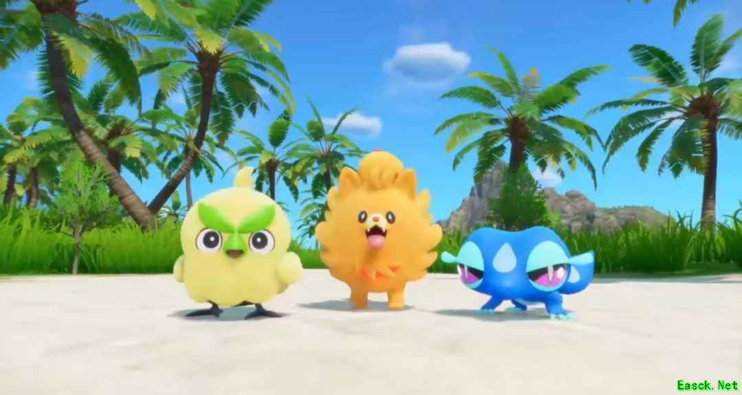 宝可梦第十世代新作定名风与浪，三只初始宝可梦亮相引热议