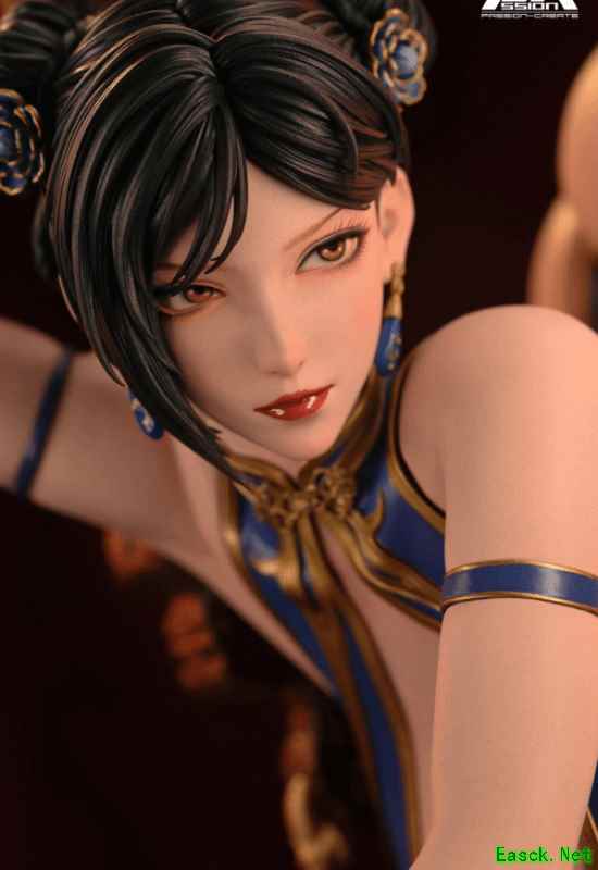 超绝美腿！春丽大尺度雕像公开 细节炸裂