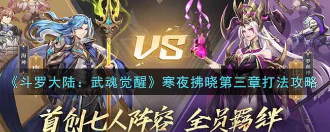 《斗罗大陆：武魂觉醒》寒夜拂晓第三章打法攻略