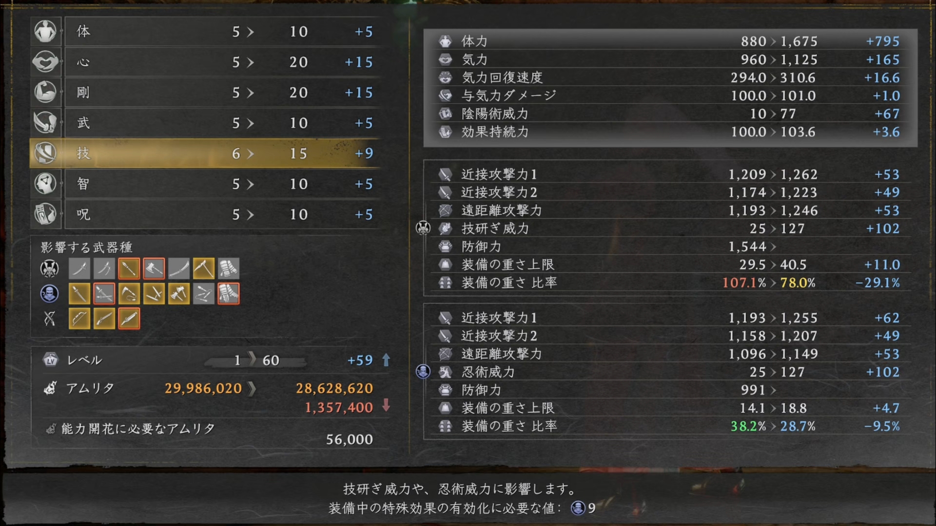 仁王3加点上限介绍