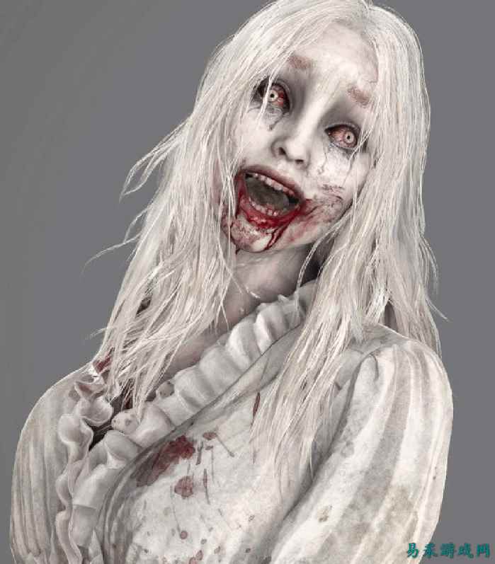 白发大雷太诱人！美女争相COS《生化危机9》丧尸