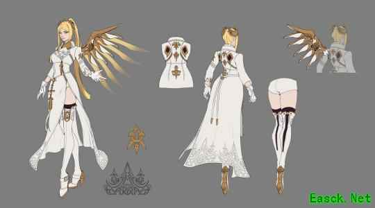 细节揭晓 《守望先锋》尼尔联动皮肤概念设计图公布