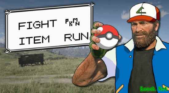 《大镖客2》宝可梦Mod来了！最强法务部在来的路上