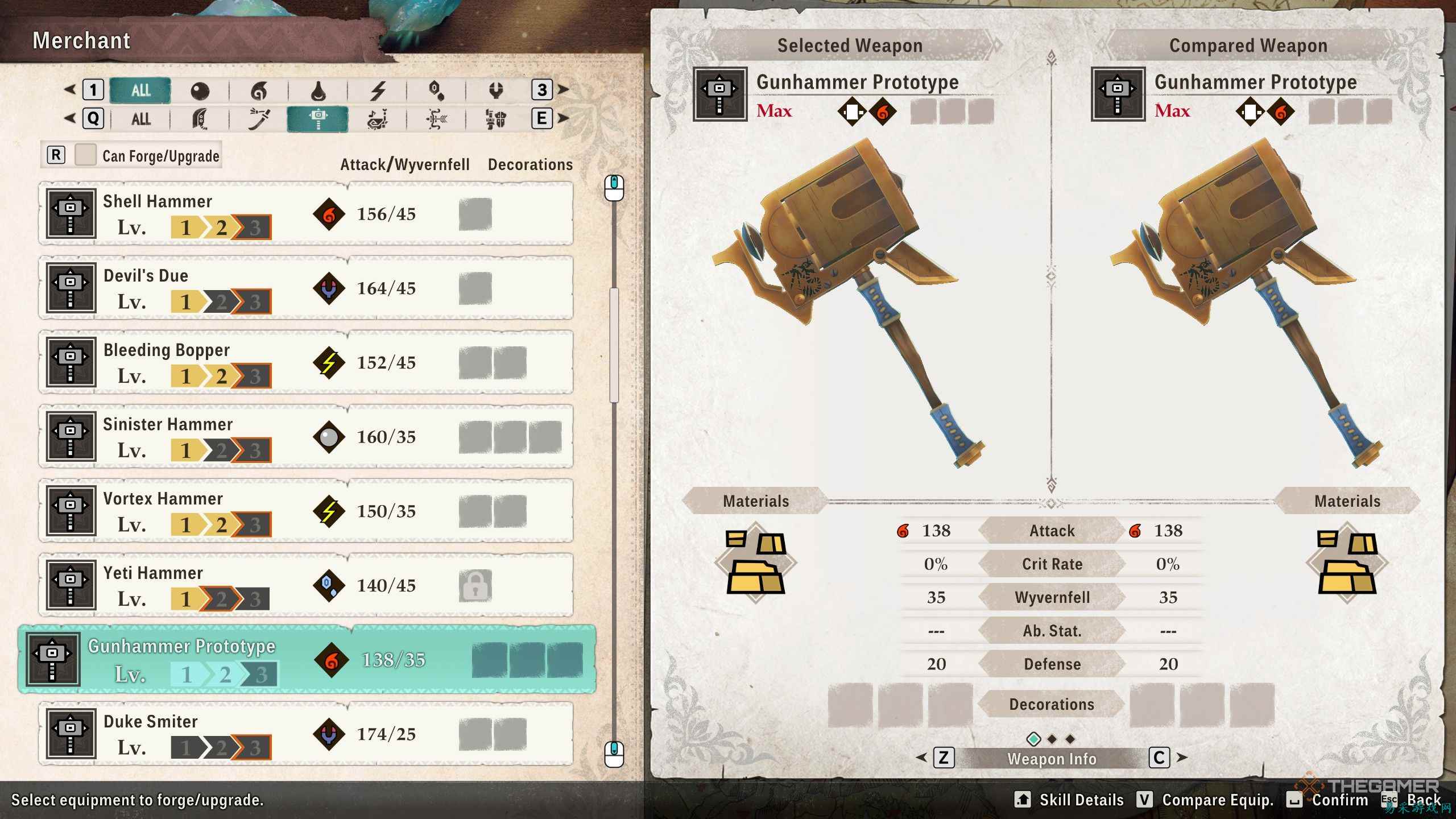 《Monster Hunter Stories 3: 命运双龙》最强锤子推荐