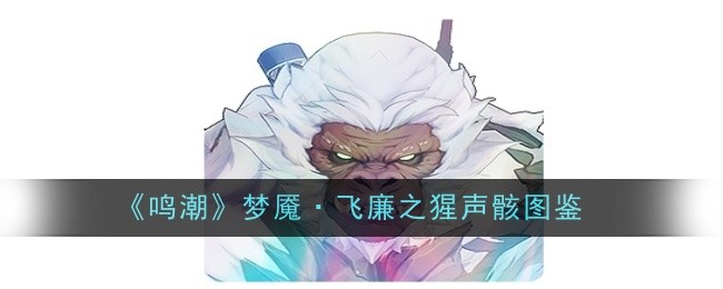《鸣潮》梦魇·飞廉之猩声骸图鉴