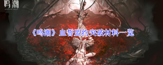 《鸣潮》血誓盟约突破材料一览