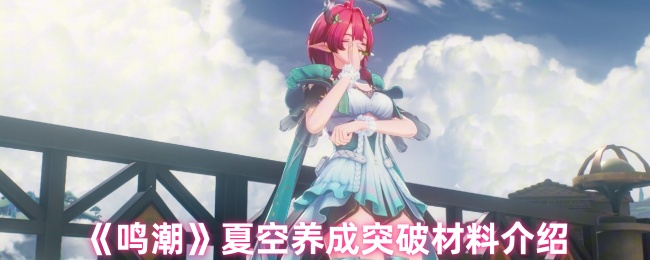 《鸣潮》夏空养成突破材料介绍