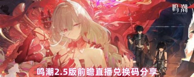 鸣潮2.5版前瞻福利兑换码分享
