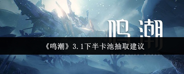 《鸣潮》3.1下半卡池抽取建议