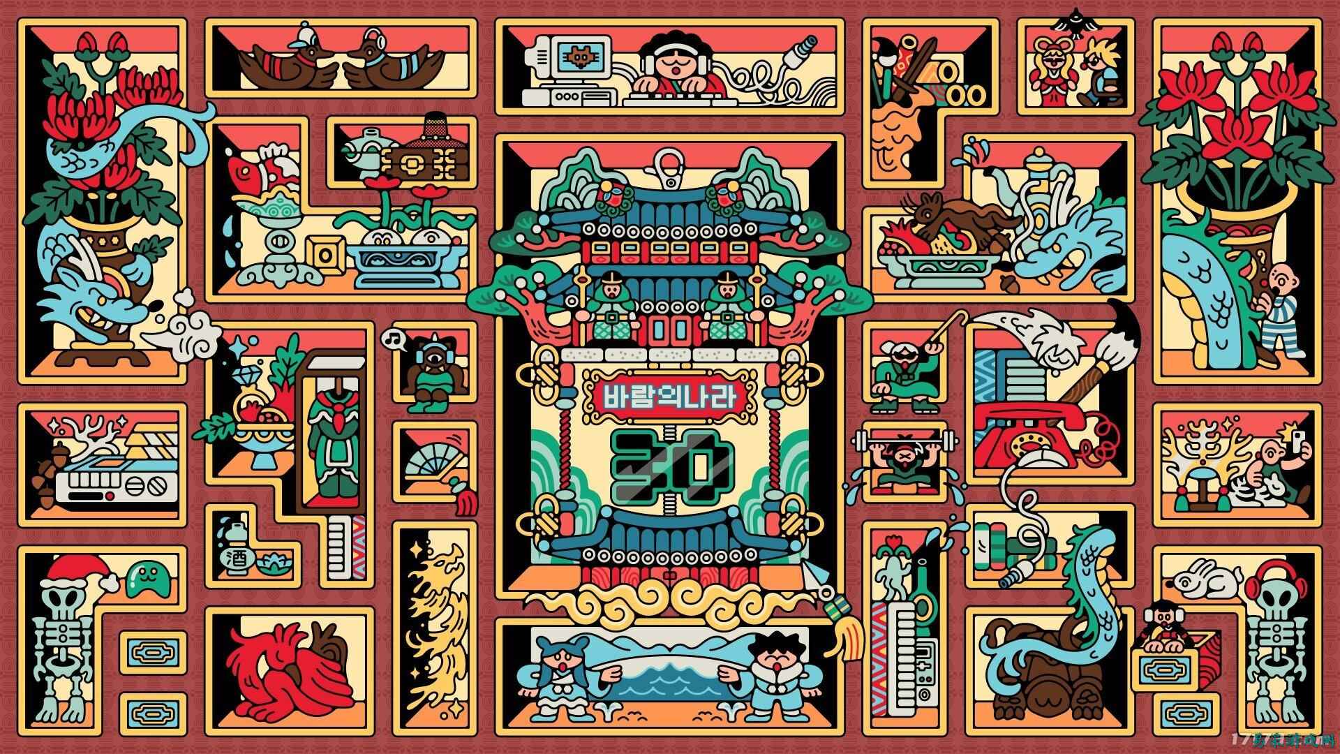 《风之国度》上线30周年：纪念插画及LOGO公开