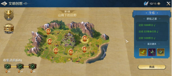 《世界启元》文明创想地块搭配（1-6）耕耘之家详细步骤攻略