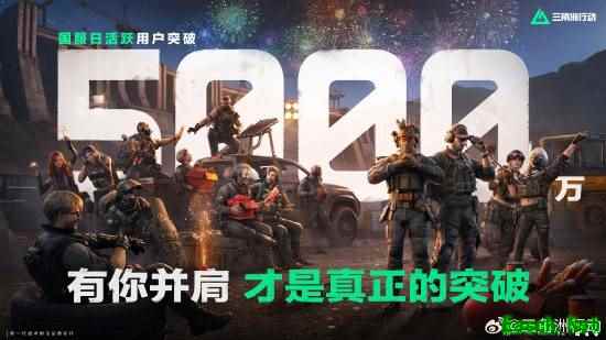 腾讯王朝了！日活半个亿!《三角洲》官宣新突破