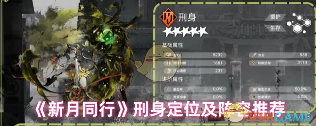《新月同行》刑身定位及阵容推荐