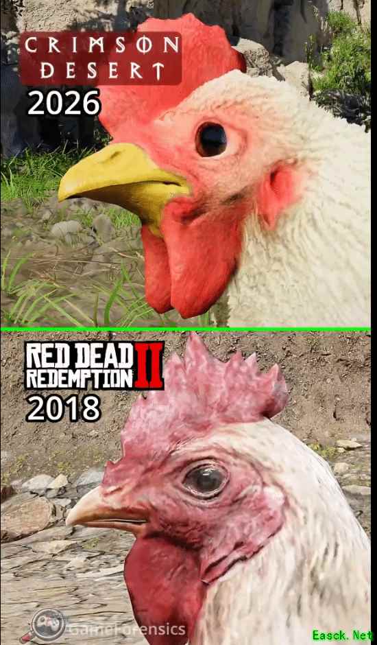 哪个效果好？26年红沙与18年大镖客建模对比引争吵！