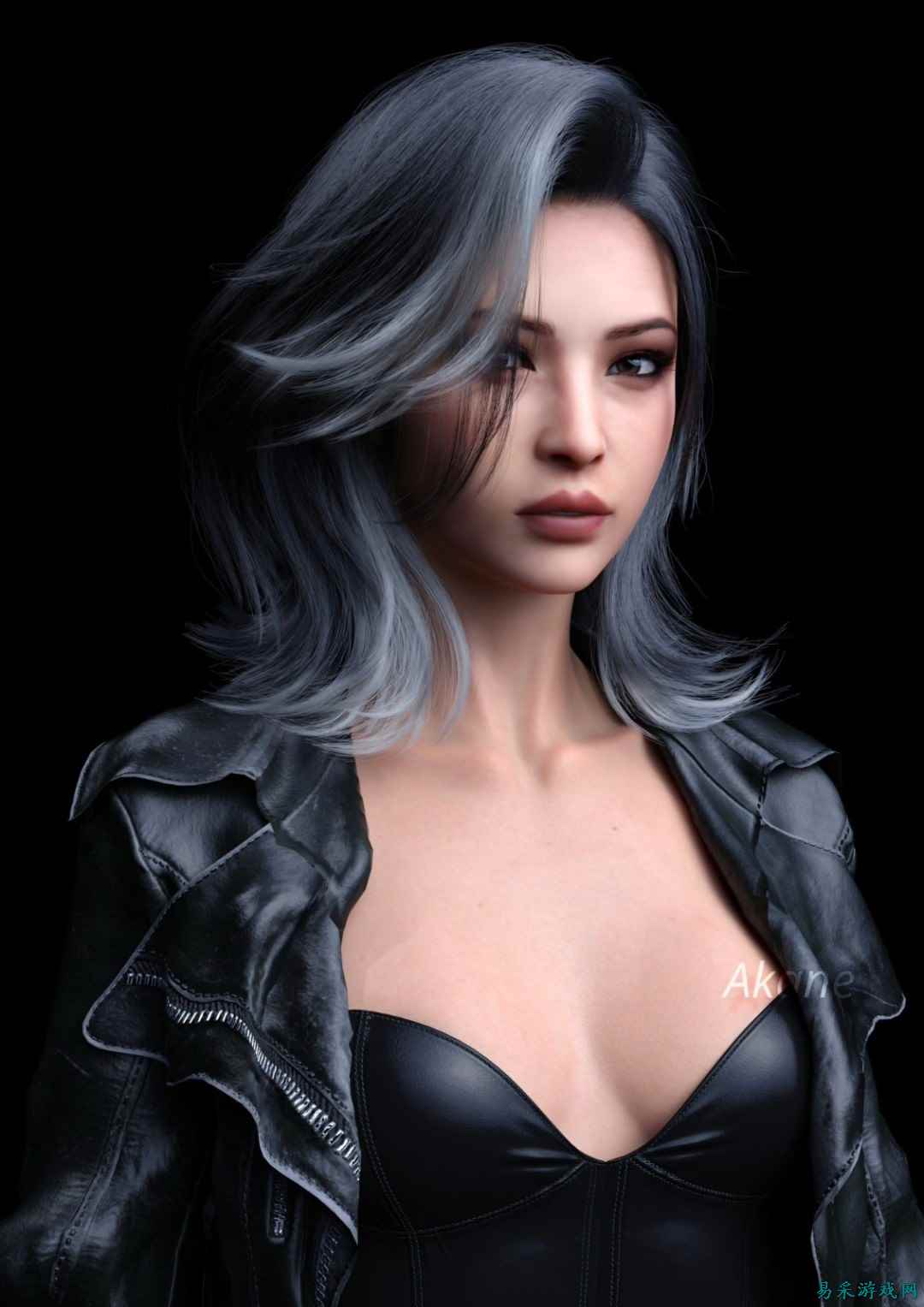 大神绘制《生化》艾达王和里昂热吻图 还有全家福