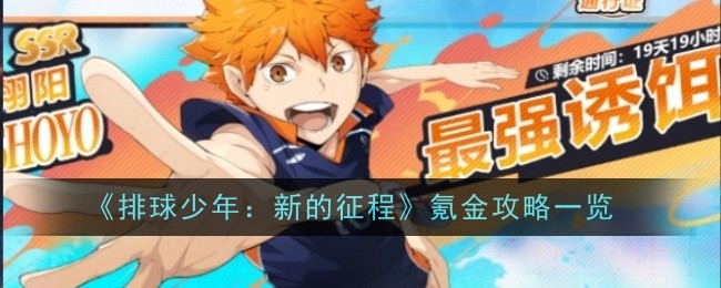 《排球少年：新的征程》氪金攻略一览