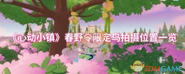 《心动小镇》春野令限定鸟拍摄位置一览