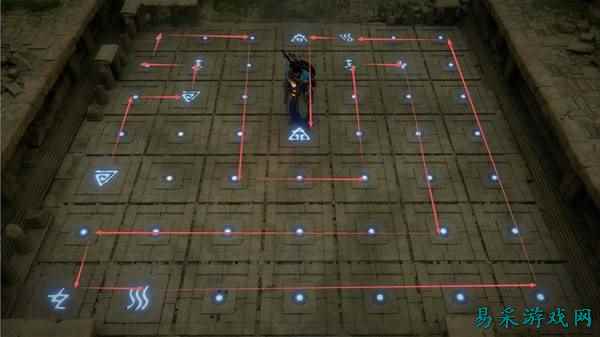 红色沙漠残响峭壁古代遗迹走格子解谜一览 红色沙漠残响峭壁古代遗迹怎么走格子