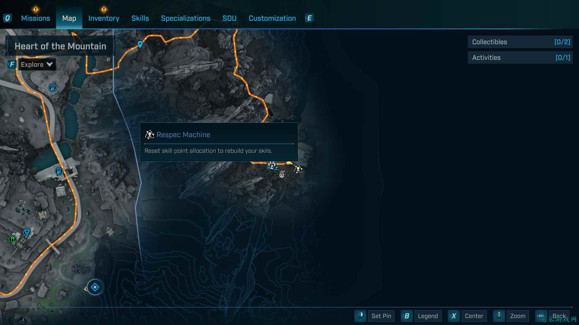 如何在无主之地4中重置技能点