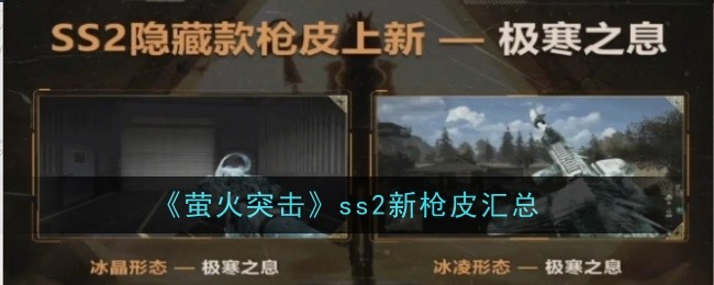 《萤火突击》ss2新枪皮汇总