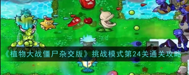 《植物大战僵尸杂交版》挑战模式第24关通关攻略