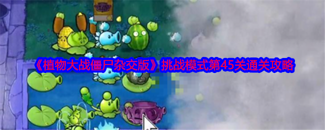 《植物大战僵尸杂交版》挑战模式第45关通关攻略