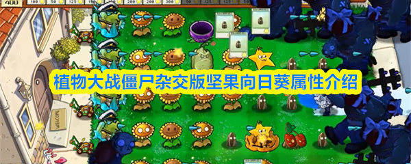 植物大战僵尸杂交版坚果向日葵属性介绍