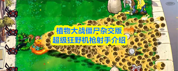 植物大战僵尸杂交版超级狂野机枪射手介绍