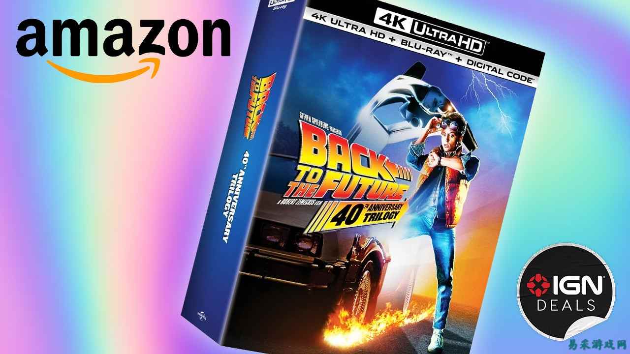 《Back to the Future Trilogy 40th Anniversary Edition》4K UHD及蓝光套装价格降至29.99美元