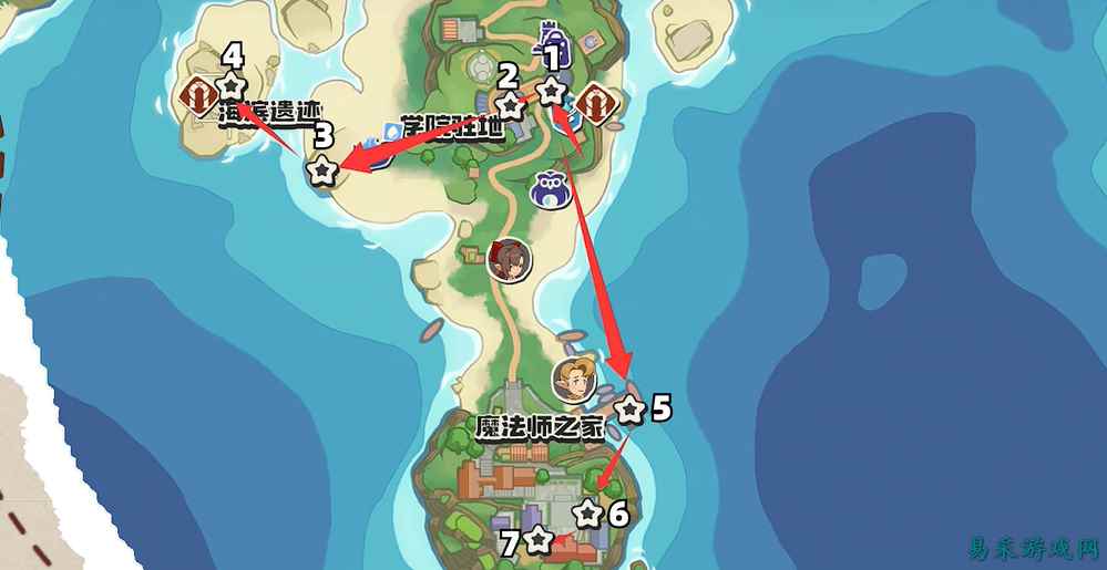 洛克王国世界风眠省眠枭之星全收集攻略分享 洛克王国世界风眠省眠枭之星全位置一览