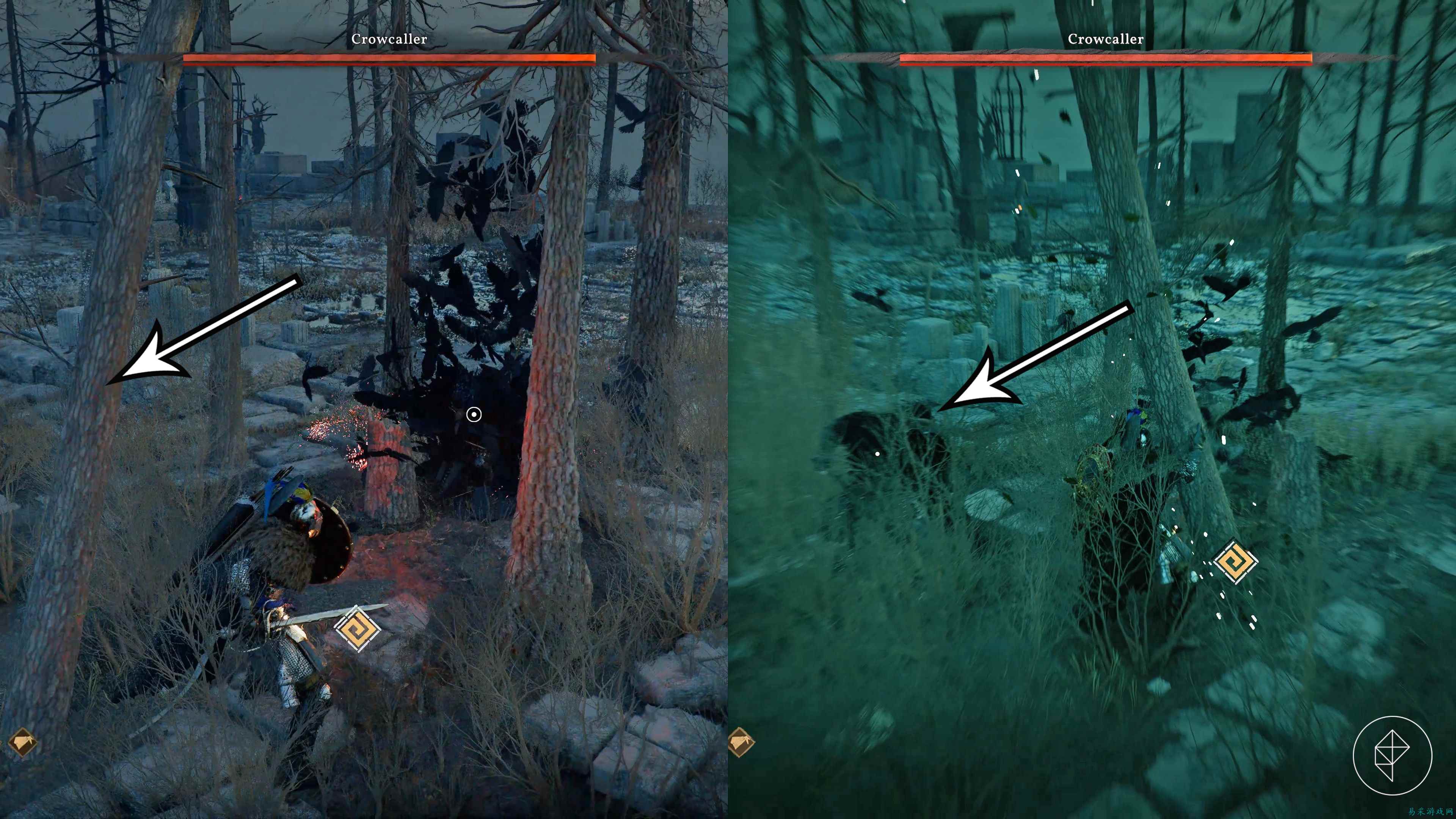 如何在红色沙漠中击败乌鸦召唤者首领