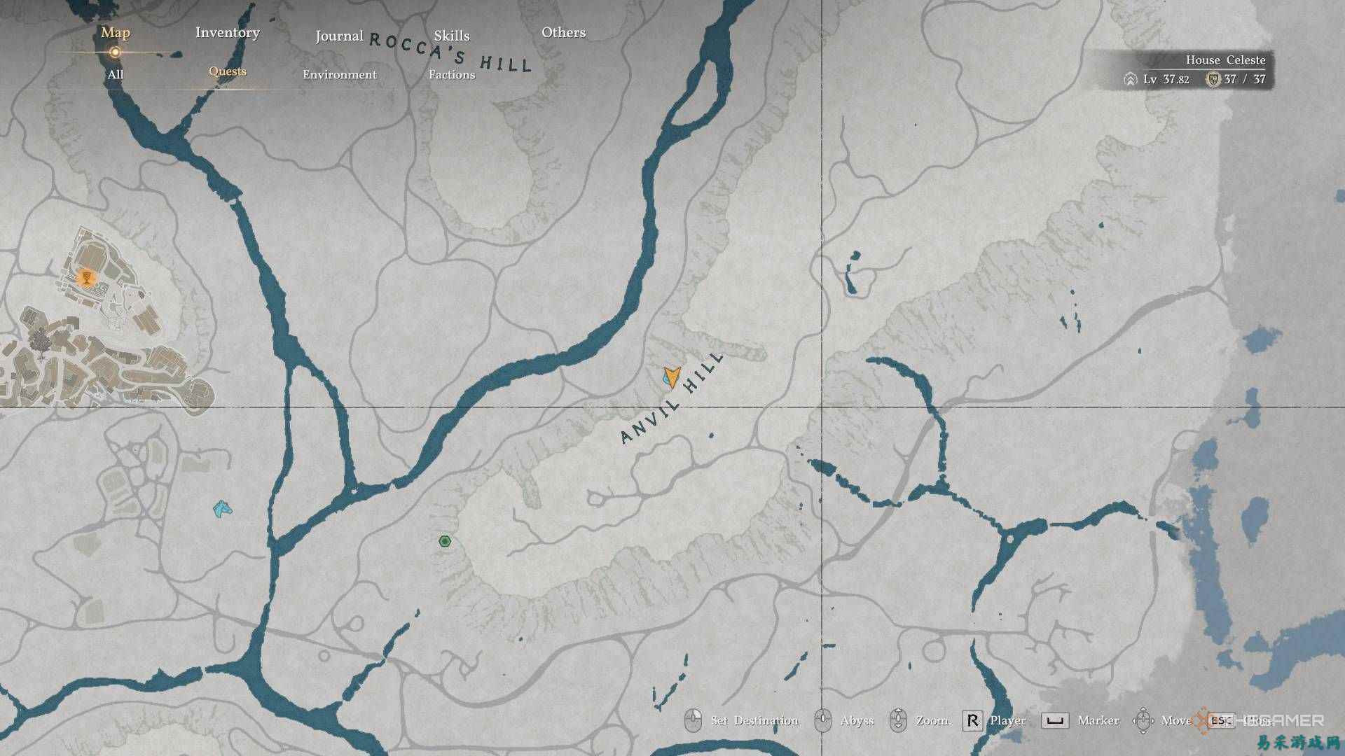 在红色沙漠中所有矿石与矿物的位置