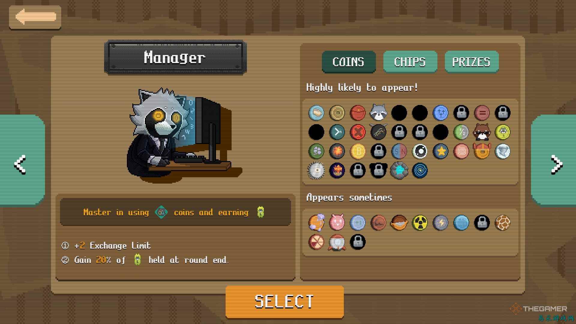 在《Raccoin: Coin Pusher Roguelike》中，你该扮演哪个角色？