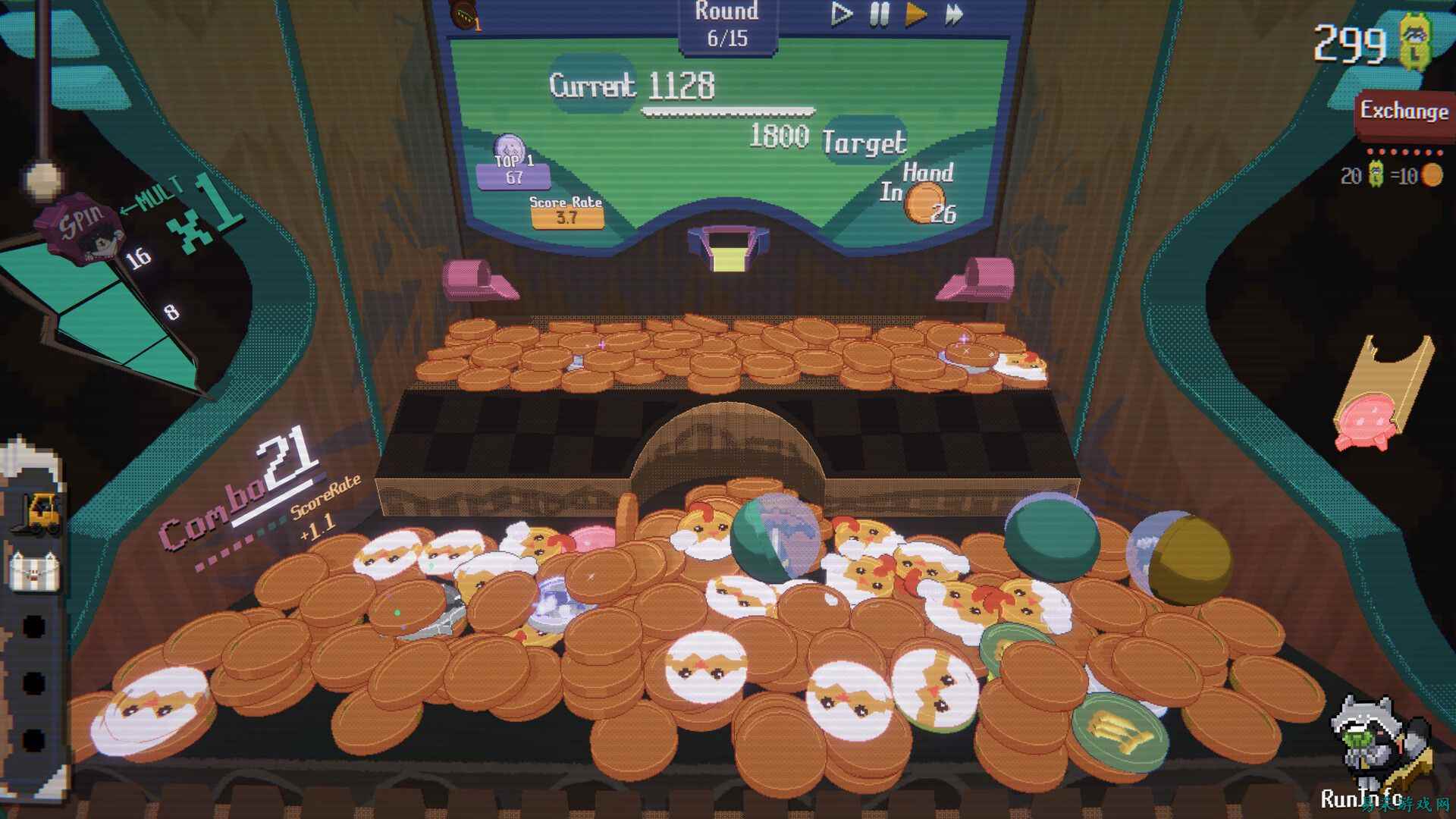 Raccoin评测：一款关于小丑牌-Balatro为何酷炫的推币游戏，仅此而已