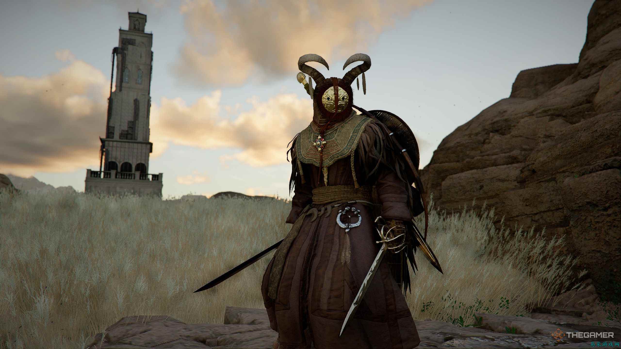 在红色沙漠中如何找到赫尔弗林皮甲套装与黑日盾