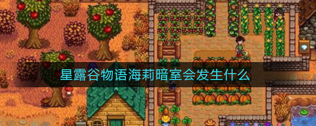 星露谷物语海莉暗室会发生什么