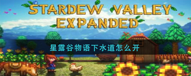 星露谷物语下水道怎么开