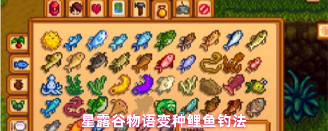 星露谷物语变种鲤鱼钓法
