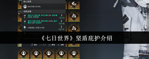 《七日世界》坚盾庇护介绍