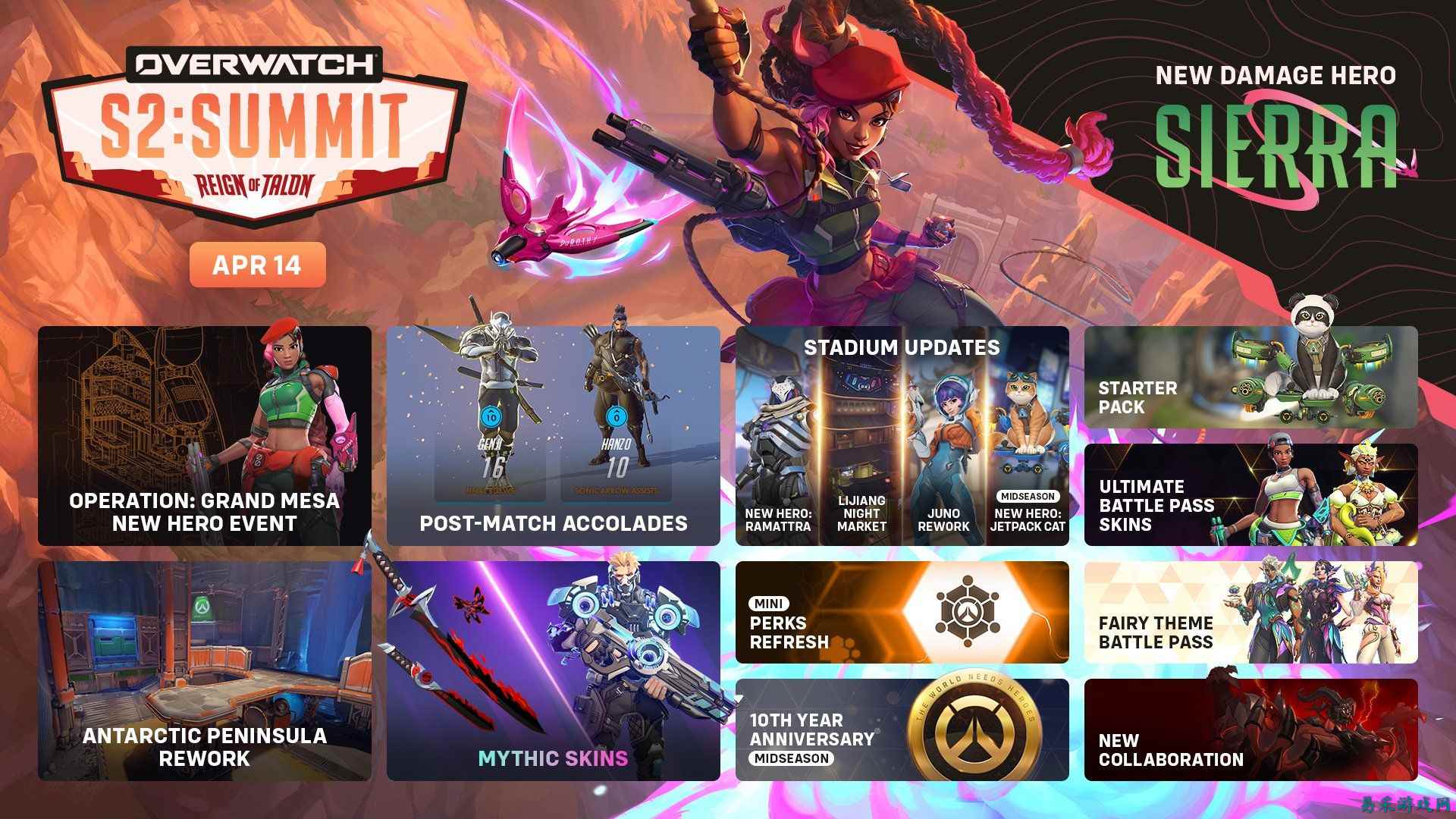 《Overwatch》第二赛季启动日期、皮肤及全新联动内容揭晓