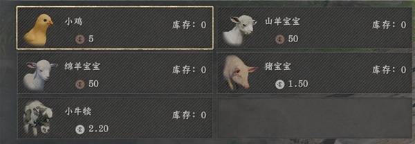 红色沙漠牧场动物购买方法