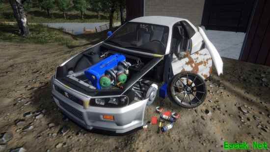 天才！修车模拟器撞档《地平线6》：赛完车去修车