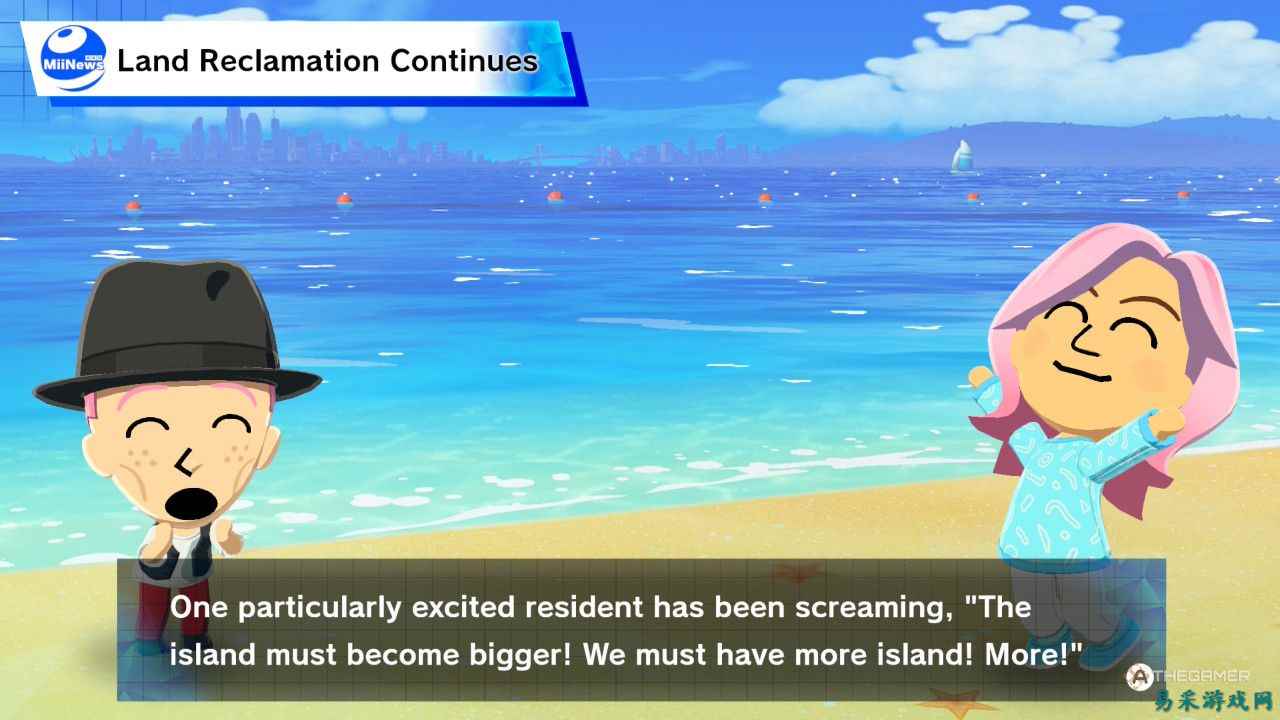 如何增加《Tomodachi Life: Living The Dream》中岛屿的面积